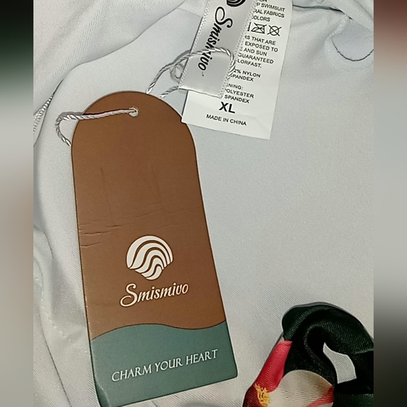 Womens Size XL Tummy Control Swimwear Halter One Piece Slimming Retro Swimsuit - Picture 4 of 10